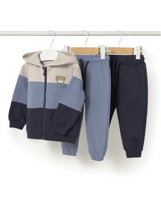 Mayoral Set 2 perechi pantaloni trening și bluză 918 Albastru Regular Fit