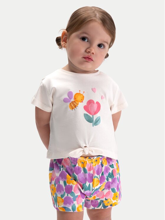Mayoral Set 2 tricouri și pantaloni scurți 1206 Regular Fit