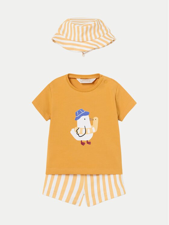 Mayoral Set de tricou și costum de baie 1620 Regular Fit