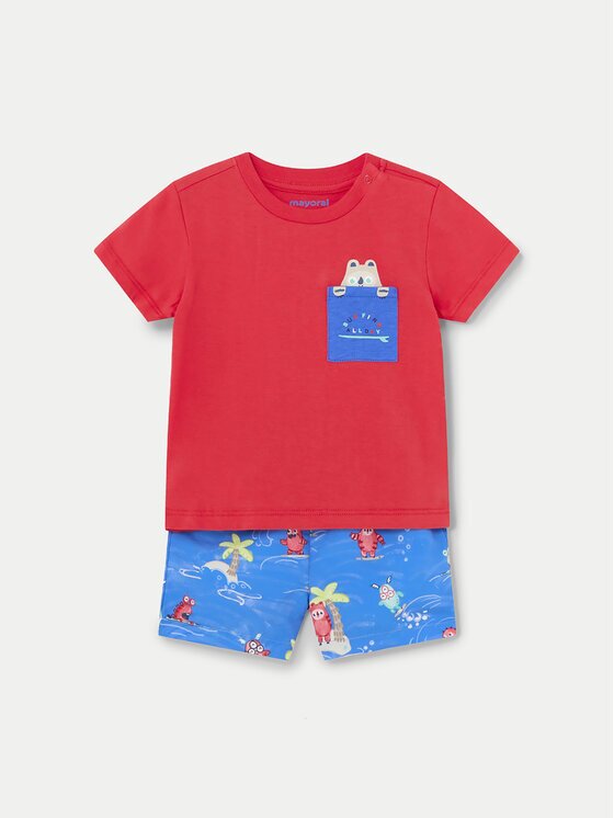 Mayoral Set de tricou și costum de baie 1650 Regular Fit