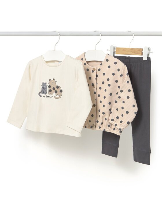 Mayoral Set hanorac bluză și leggings 2743 Regular Fit