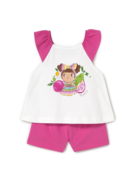 Mayoral Set top i pantaloni scurti 1234 Regular Fit