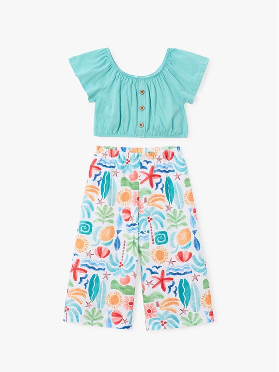 Mayoral Set top și pantaloni 3597 Regular Fit