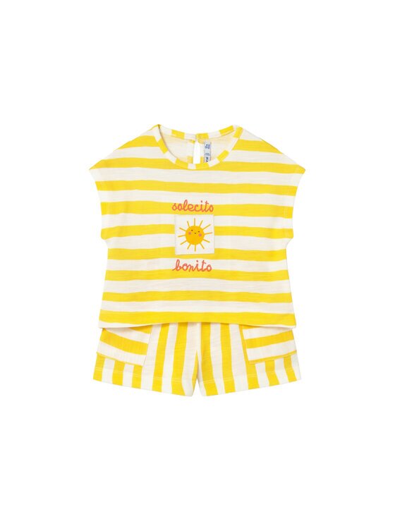 Mayoral Set tricou și pantaloni scurți 1208 Regular Fit