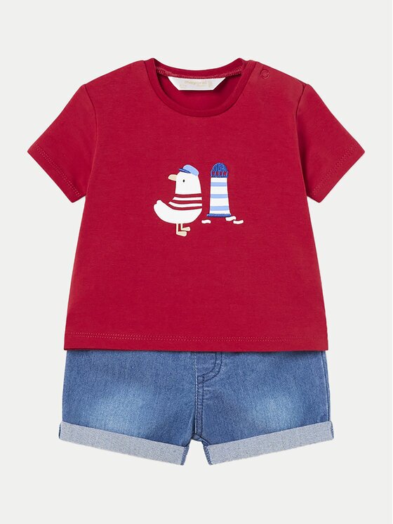 Mayoral Set tricou și pantaloni scurți 1209 Regular Fit
