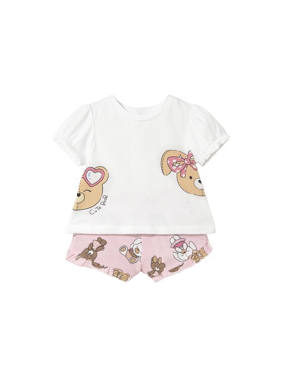 Mayoral Set tricou și pantaloni scurți 1256 Regular Fit