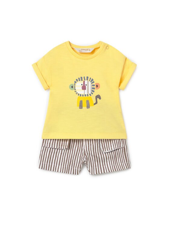 Mayoral Set tricou și pantaloni scurți 1284 Regular Fit