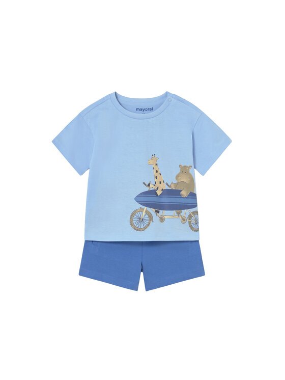 Mayoral Set tricou și pantaloni scurți 1670 Regular Fit