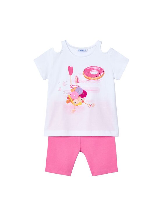 Mayoral Set tricou și pantaloni scurți 3708 Regular Fit