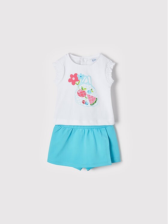 Mayoral Set tricou și pantaloni scurți sport 1241 Regular Fit