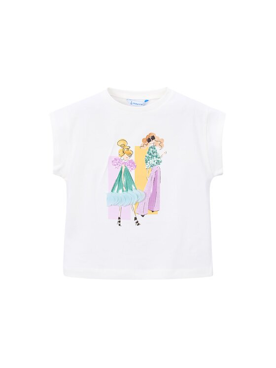 Mayoral Top 3005 Écru Regular Fit