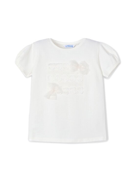 Mayoral Tricou 3001 Écru Regular Fit