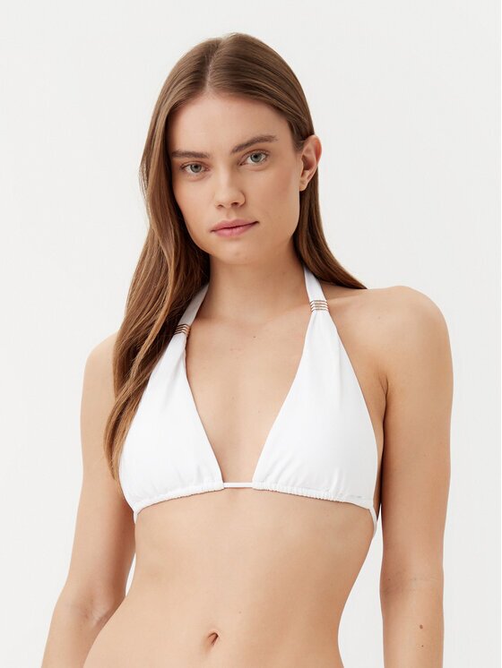 Melissa odabash Bikini partea de sus Grenada Alb