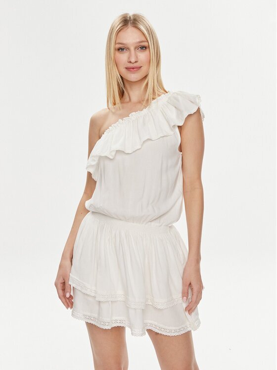Melissa odabash Rochie de vară Debbie CR Alb Regular Fit