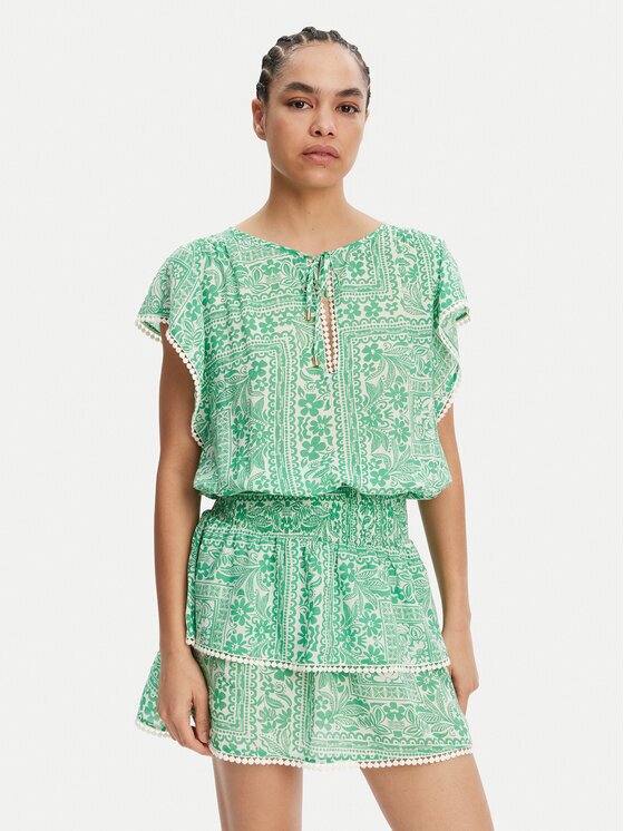 Melissa odabash Rochie de vară Keri Verde Regular Fit