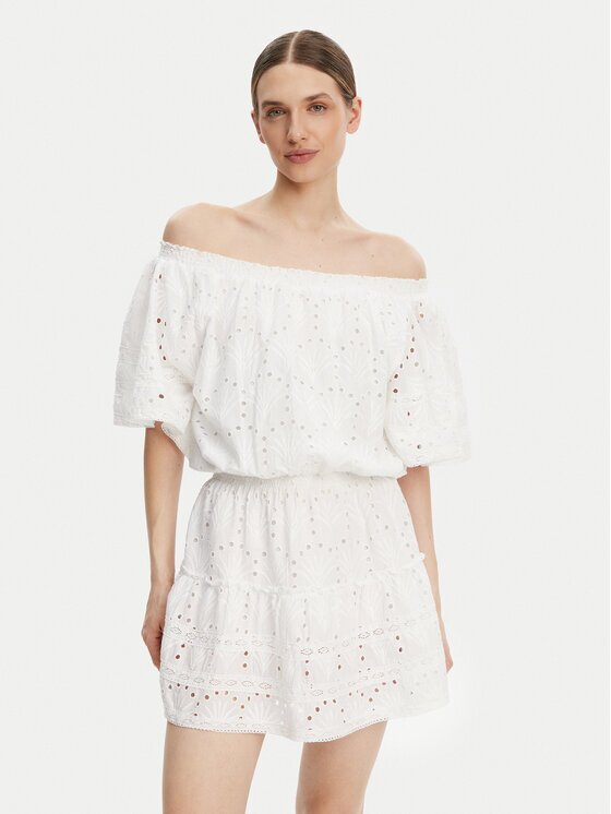 Melissa odabash Rochie de vară Micha Alb Regular Fit