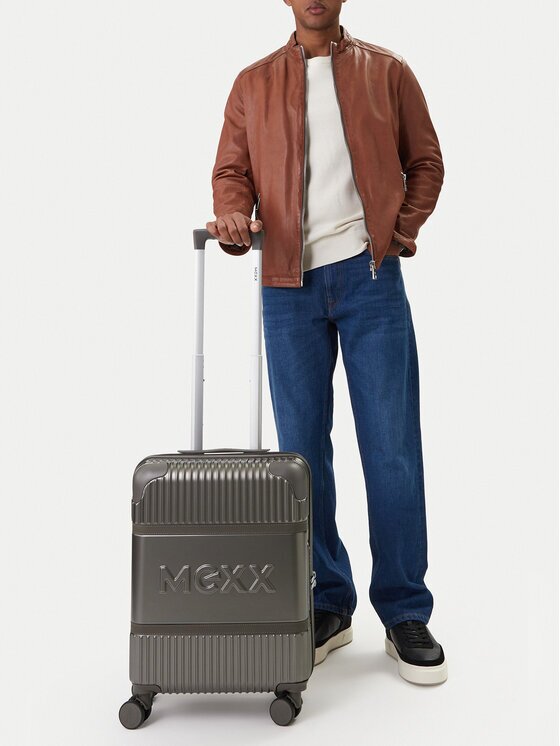 Mexx Valiză de cabină CEO--037-S-SILVER Argintiu