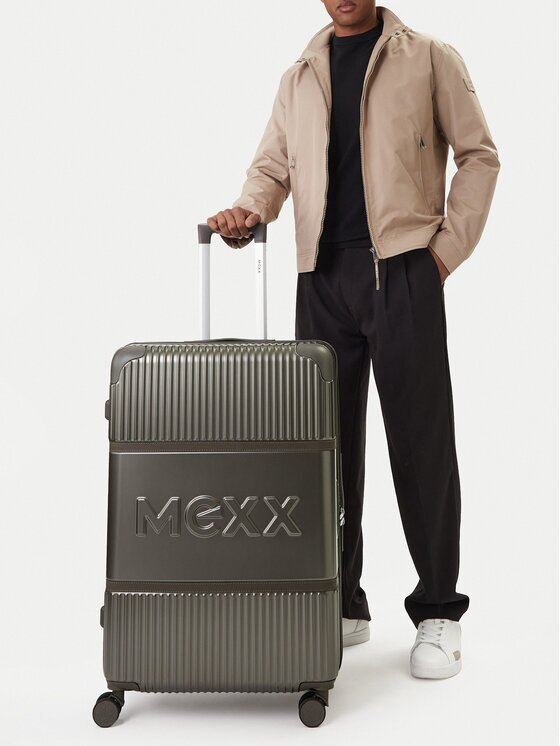 Mexx Valiză mare CEO--037-L-SILVER Argintiu