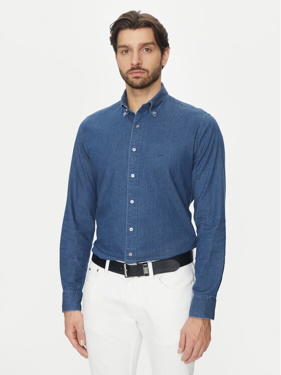 Michael Kors cămașă de blugi MD0MD91441 Slim Fit