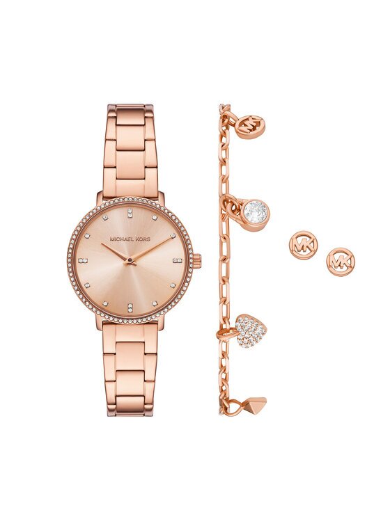 Michael Kors Set ceas brățară și cercei Pyper Gift Set MK7645SET