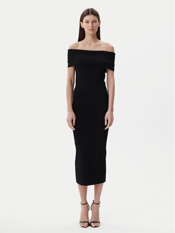 Michael Michael Kors Rochie tricotată MS582Y033D Slim Fit