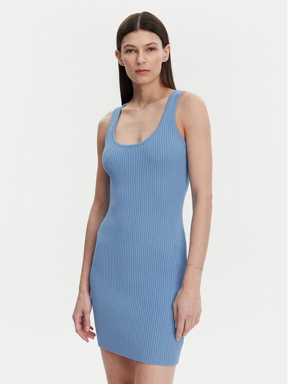 Michael Michael Kors Rochie tricotată MS5830I33D Slim Fit