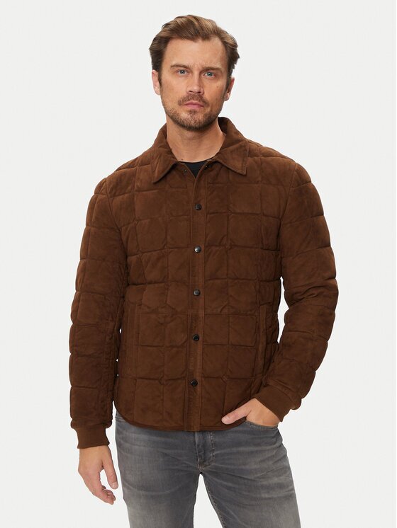 Milestone Geacă de piele Alfonso 431629 60520 Regular Fit