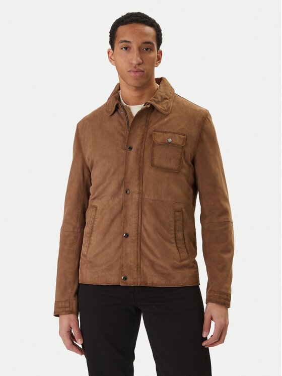 Milestone Geacă de piele Elias 611613 60740 Regular Fit