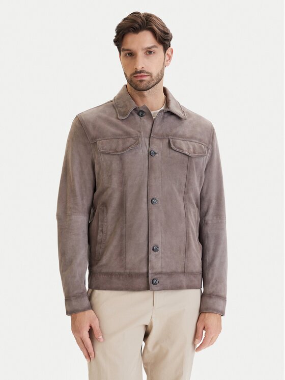 Milestone Geacă de piele Maurice 611613 60745 Regular Fit