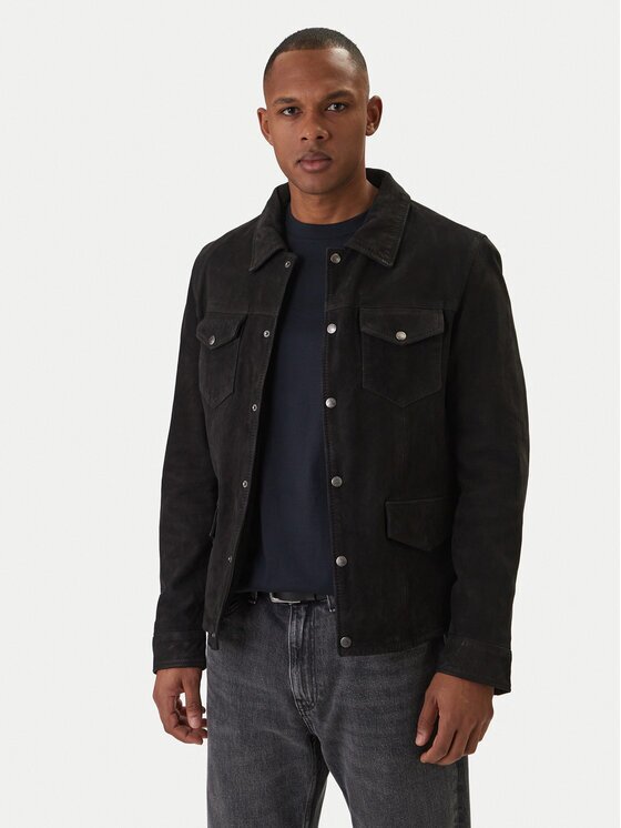 Milestone Geacă de piele Valerio 612205 60790 Slim Fit