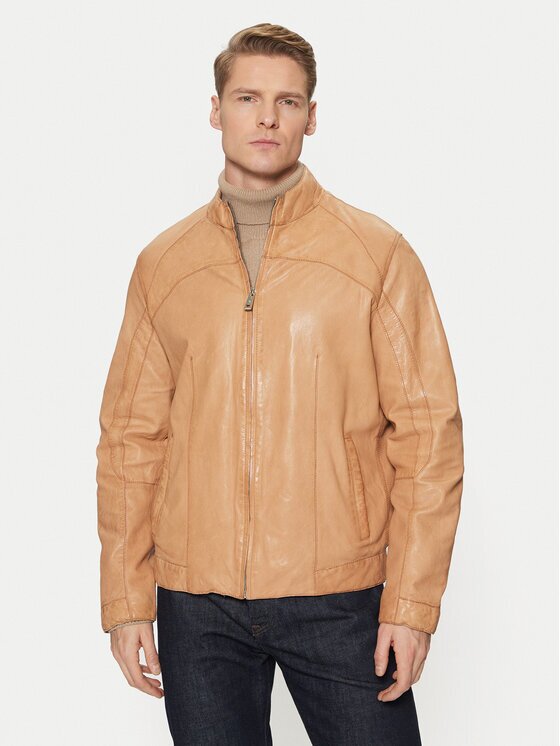 Milestone Geacă de piele Winston 511099 60600 Regular Fit