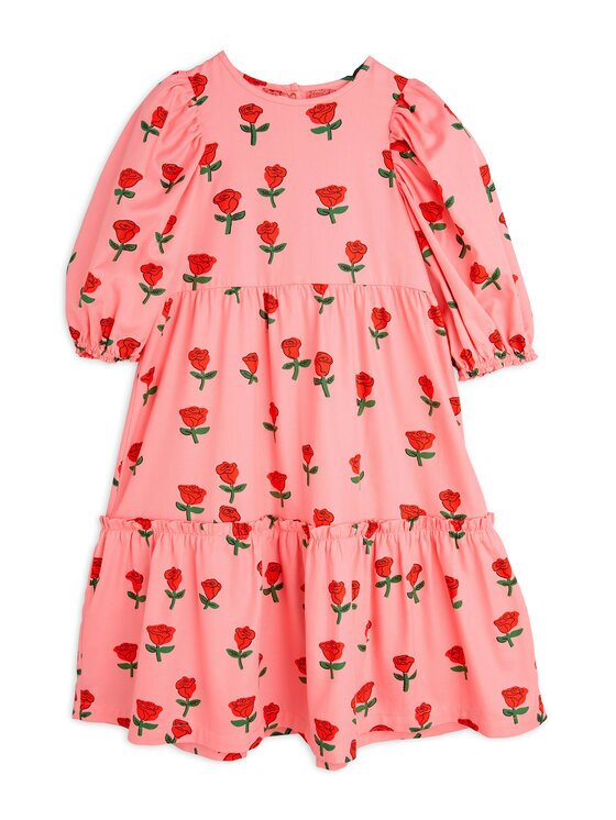Mini Rodini Rochie de zi Roses 2515010528 Regular Fit
