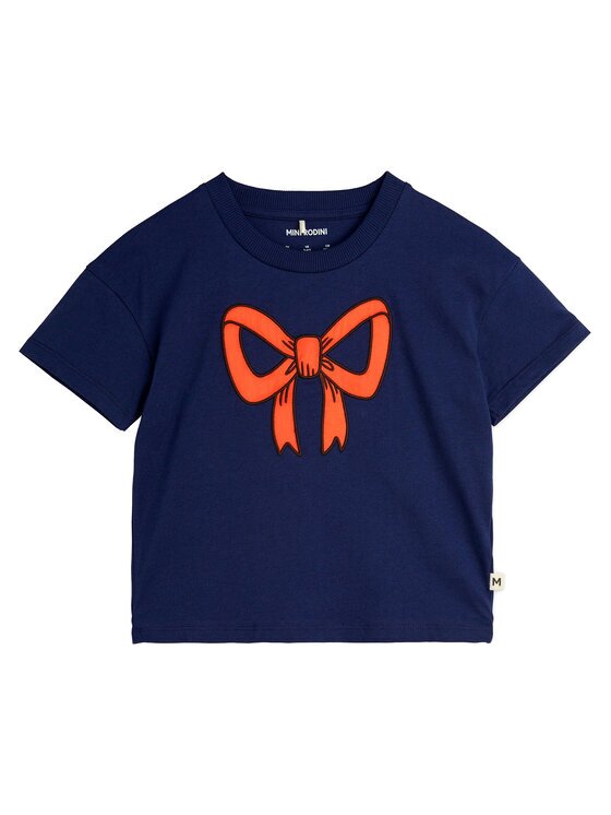 Mini Rodini Tricou Bow 2512012860 Regular Fit