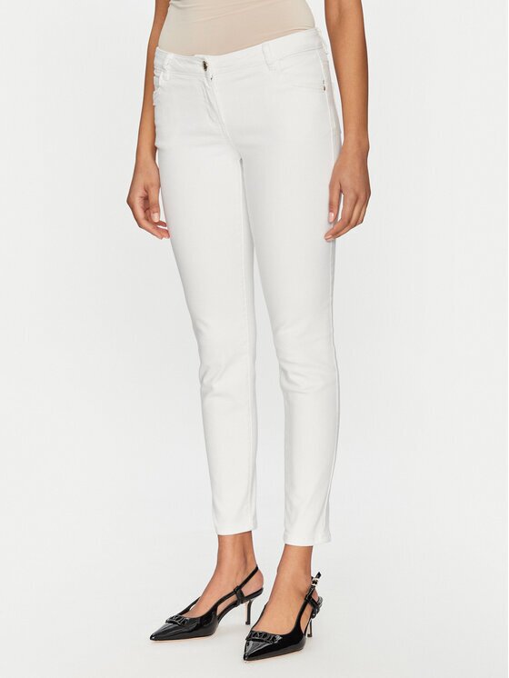 Morgan Blugi 211-PETRA1 Alb Skinny Fit