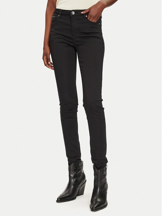 Morgan Blugi 212-PACO Negru Slim Fit