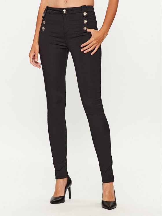 Morgan Blugi 232-PAME Negru Slim Fit