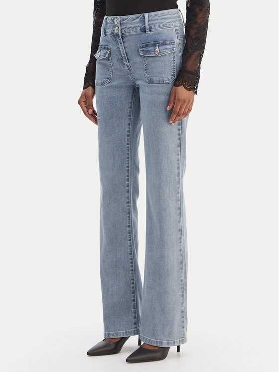 Morgan Blugi 241-POLEN1 Albastru Bootcut Fit