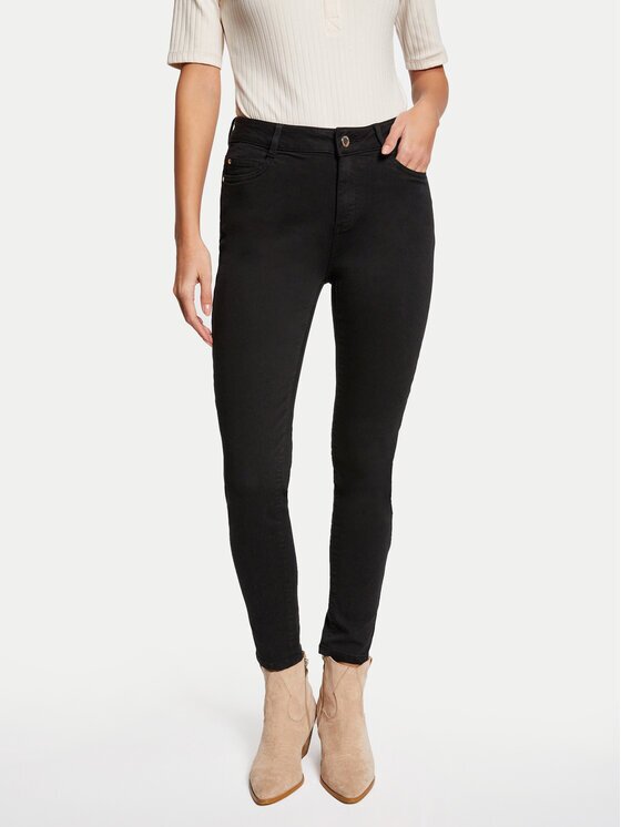Morgan Blugi 241-POLIA Negru Skinny Fit