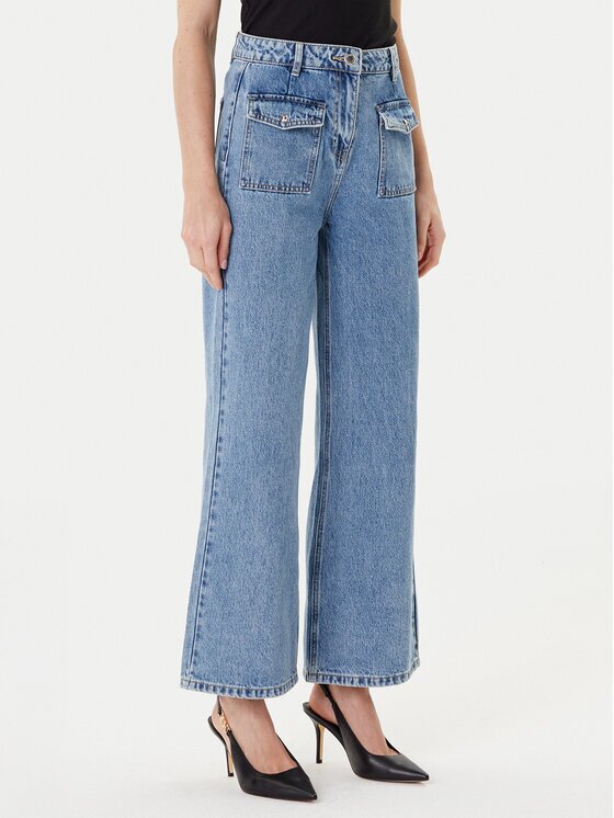 Morgan Blugi 241-PWIDE Albastru Wide Leg