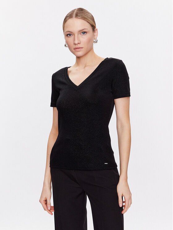 Morgan Bluză 212-DIWI Negru Regular Fit