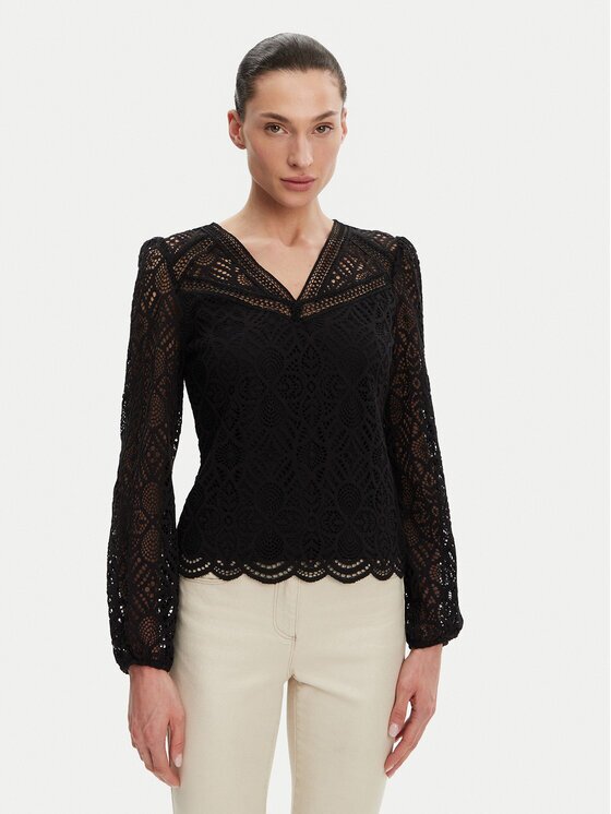 Morgan Bluză 241-TOULI Negru Regular Fit