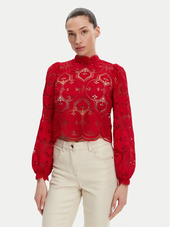 Morgan Bluză 251-OMBRE Roșu Regular Fit