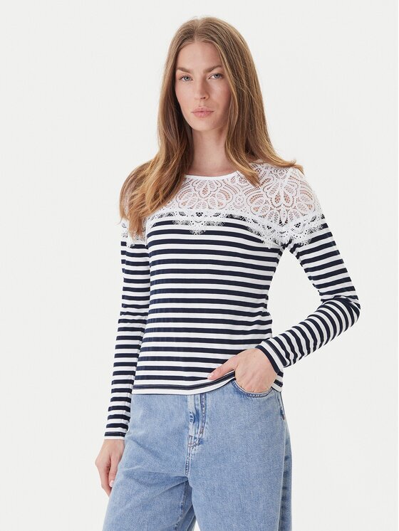 Morgan Bluză 251-TMACO Bleumarin Slim Fit