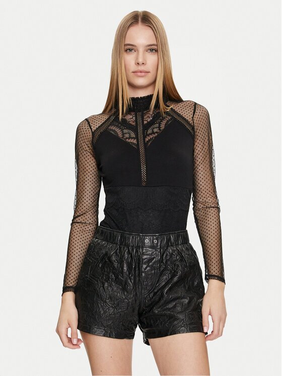 Morgan Body 241-TJULIE Negru Slim Fit