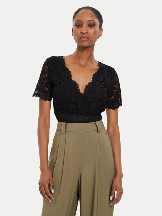 Morgan Body 242-DRIA Negru Slim Fit