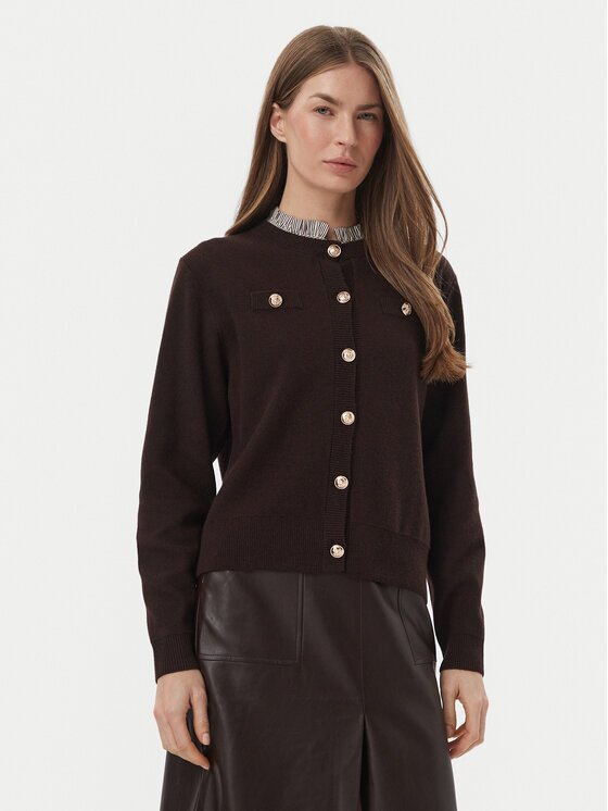 Morgan Cardigan 262-MCAVALO Maro închis Regular Fit