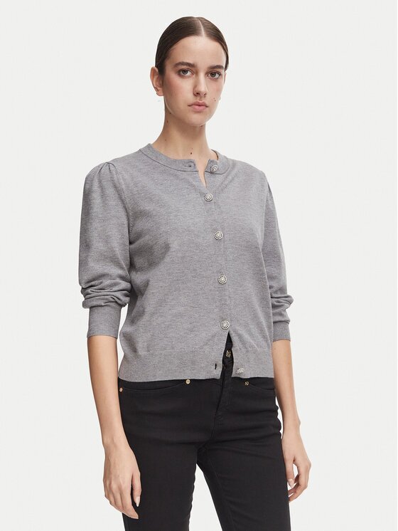 Morgan Cardigan 262-MKNOT Gri Regular Fit