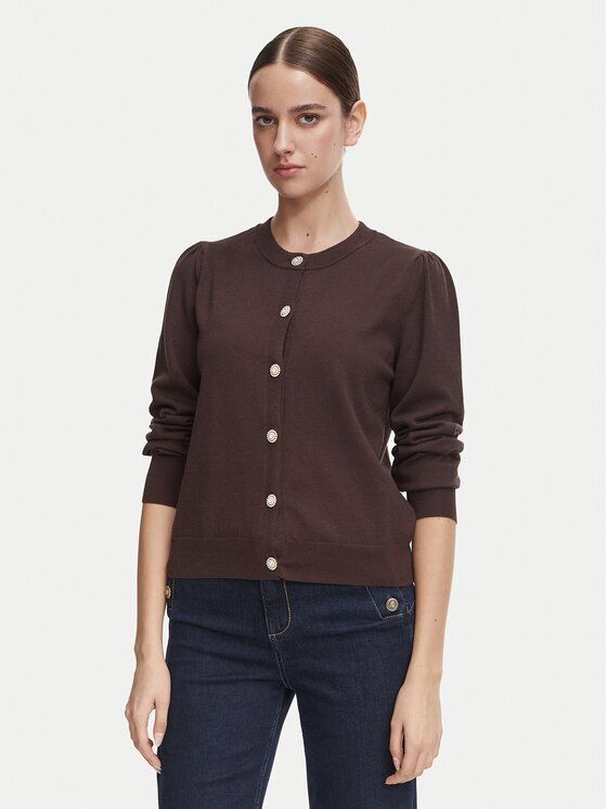 Morgan Cardigan 262-MKNOT Maro închis Regular Fit