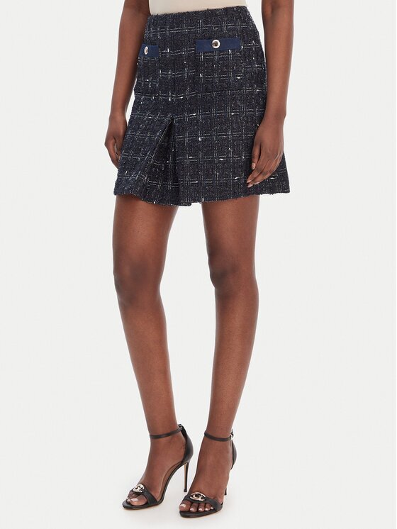 Morgan Fustă mini 261-JINCA Negru Slim Fit