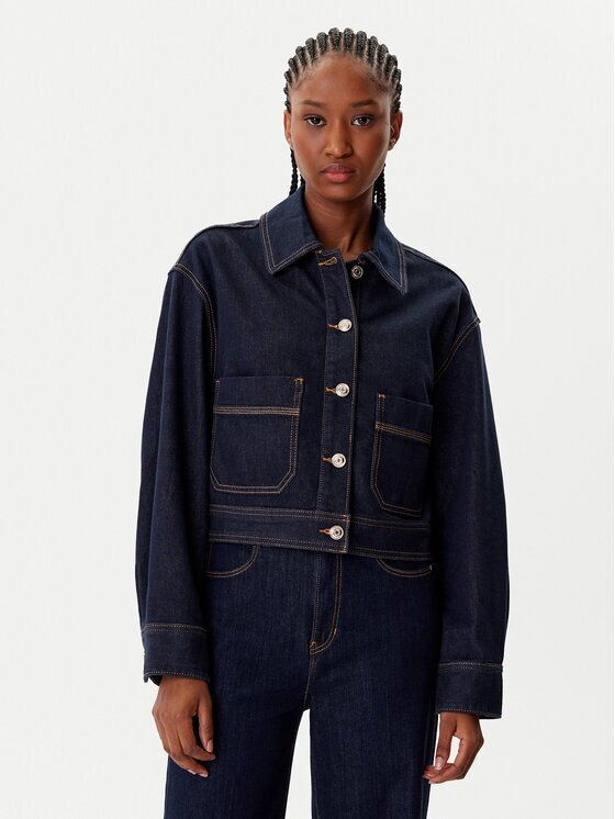 Morgan Geacă de blugi 252-GADZA Bleumarin Relaxed Fit